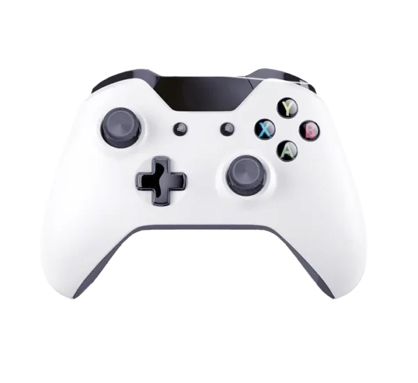 Controle joystick sem fio Microsoft Slim One S branco